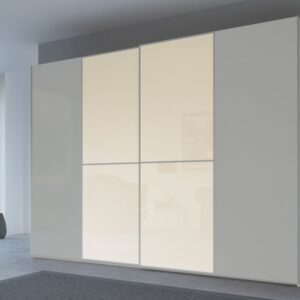 Rauch 20UP Front 1A Sliding Wardrobe with Matt Glass Front