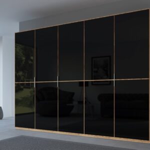 Rauch 20UP Front 2A Wardrobe with Glossy Glass Front