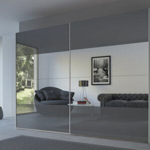 Rauch 20UP Front 3A Sliding Wardrobe with Mixed Mirror Front