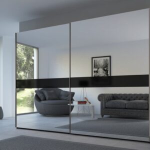 Rauch 20UP Front 4A Sliding Wardrobe with Mirror Front