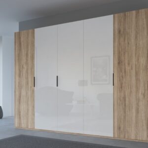 Rauch 20UP Front 6A Wardrobe with High Gloss White Front