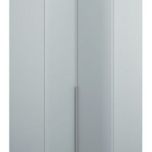 Rauch Alabama Silk Grey 2 Door Corner Wardrobe - 100cm