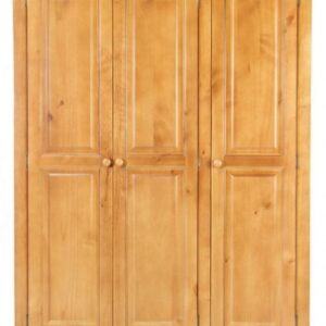 Churchill Waxed Pine Triple Wardrobe, 3 Doors