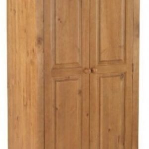 Henbury Lacquered Pine Ladies Wardrobe, All Hanging with 2 Doors
