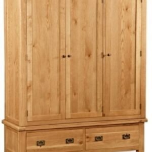 Addison Premium Oak 3 Door 2 Drawer Wardrobe