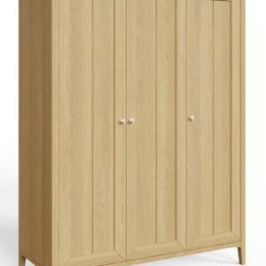 Alwin Oak 3 Door Triple Wardrobe