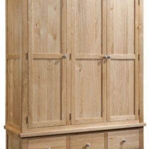 Appleby Oak 3 Door Triple Wardrobe