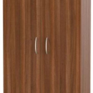 Avon Walnut Effect 2 Door Plain Wardrobe