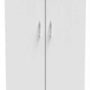 Avon White 2 Door 2 Drawer Double Wardrobe