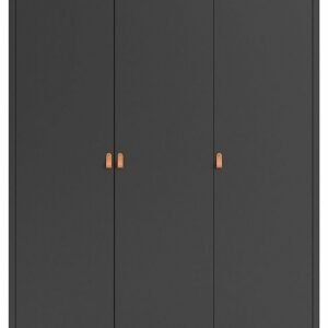 Barcelona Black 3 Door Triple Wardrobe