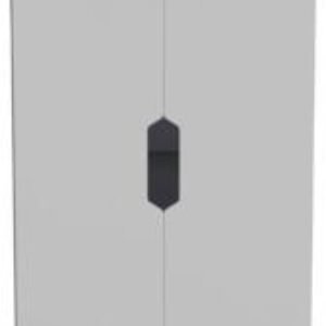 Bella Grey Ash 2 Door Plain Tall Wardrobe