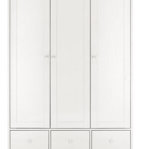 Bentley Designs Ashby White 3 Door Combi Wardrobe