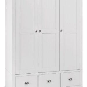 Bentley Designs Hampstead Two Tone 3 Door Combi Wardrobe