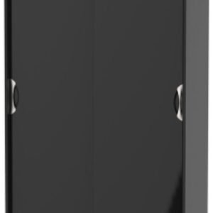 Camden Black Gloss 2 Door Sliding Wardrobe