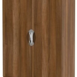 Camden Walnut Effect 2 Door 2 Drawer Double Wardrobe