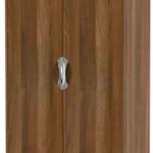 Camden Walnut Effect 2 Door 2 Drawer Tall Wardrobe