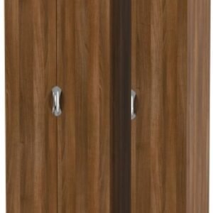 Camden Walnut Effect 3 Door Tall Triple Wardrobe