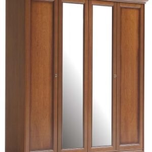 Camel Giotto Walnut Italian Wardrobe