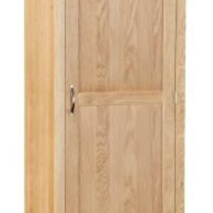 Cameron Natural Oak 1 Door Single Wardrobe