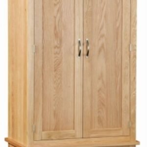 Cameron Natural Oak 2 Door 1 Drawer Double Wardrobe