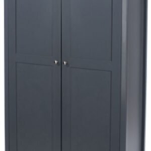 Como Blue Painted 2 Door Wardrobe