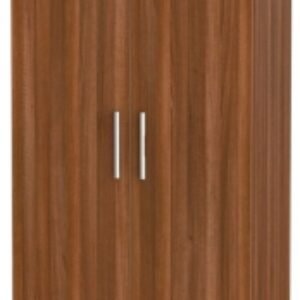 Contrast Noche Walnut 2 Door 2 Drawer Wardrobe