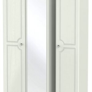 Crystal Cashmere 3 Door Tall Triple Wardrobe - 1 Mirror