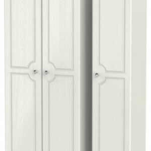 Crystal Cashmere 3 Door Tall Triple Wardrobe