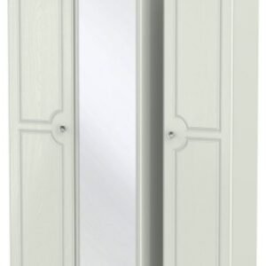 Crystal Cashmere 3 Door Triple Wardrobe - 1 Mirror