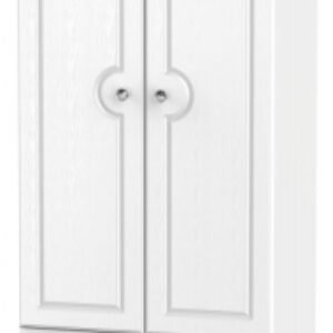 Crystal White 2 Door 2 Drawer Double Wardrobe