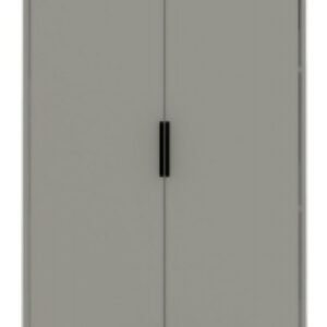 Diego Grey 2 Door 2 Drawer Tall Wardrobe