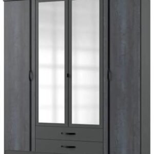 Duo2 4 Door Combi Wardrobe