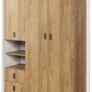 Emily Oak Effect 3 Door Wardrobe