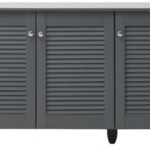 Essentials 3 Door Wide Shoe Cabinet - Variant Available