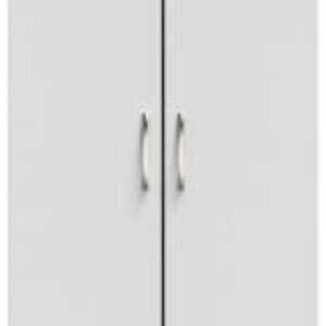 Eve Grey 2 Door 2 Drawer Double Tall Wardrobe