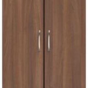 Eve Walnut 2 Door 2 Drawer Double Tall Wardrobe