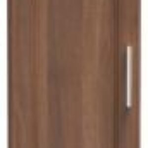 Gina Walnut Effect 1 Door Single Wardrobe