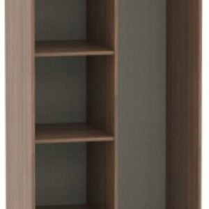 Hong Kong Walnut Effect Front Open Shelf Wardrobe