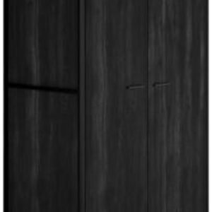 Hoxton Black 2 Door Wardrobe