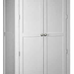 Lundy Grey Painted 2 Door Wardrobe