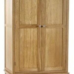 Mallory Oak 2 Door 1 Drawer Combi Double Wardrobe