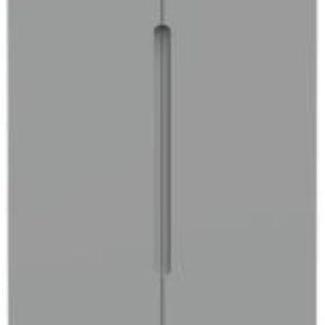 Milan Grey 2 Door 2 Drawer Double Wardrobe