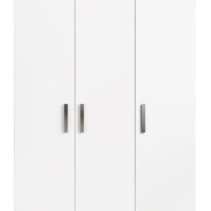 Modern Mara White Italian 3 Door Wardrobe