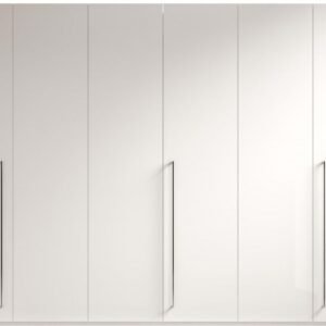 Modern Treviso White Italian 6 Door Wardrobe