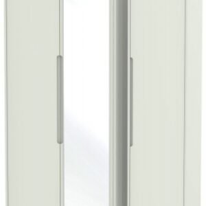 Monaco Cashmere 3 Door Tall Triple Wardrobe - 1 Mirror