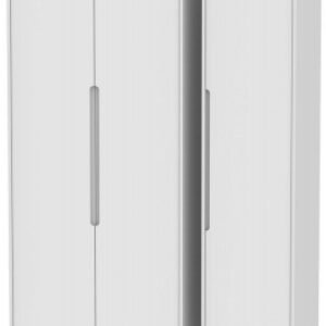 Monaco White 3 Door Tall Triple Wardrobe