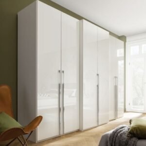 Nolte Concept Me 230 Polar White 6 Door Wardrobe - 300cm