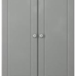 Norfolk Grey and Oak Effect 2 Door 2 Drawer Double Wardrobe