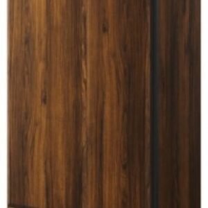 Norwood Dark Wood 2 Door 1 Drawer Wardrobe