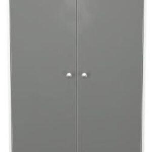 Padstow Grey and White Midi Wardrobe